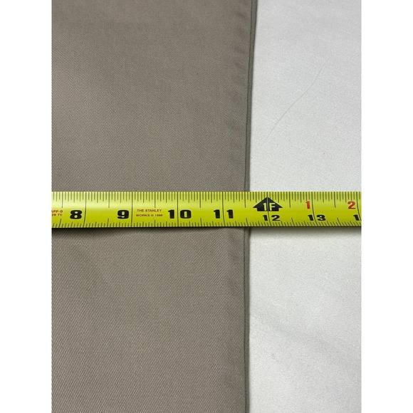 Polo Ralph Lauren Men's Khaki Chino Pants Flat Front Pleated Size 40x27 - Picture 14 of 15